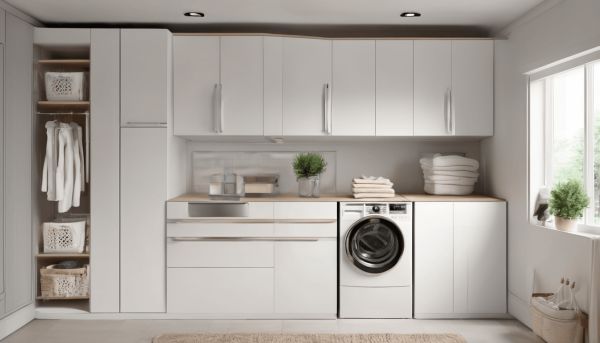 Aménager une petite buanderie avec des meubles IKEA malins