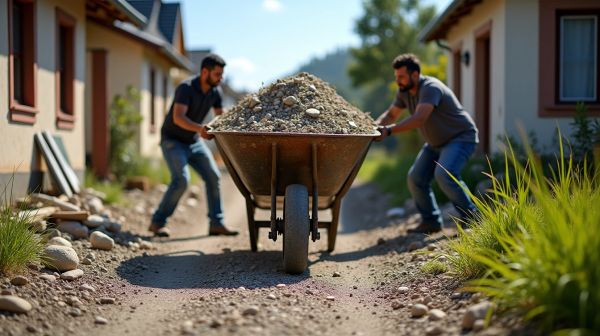 Comment gérer efficacement le transport de gravats chez vous