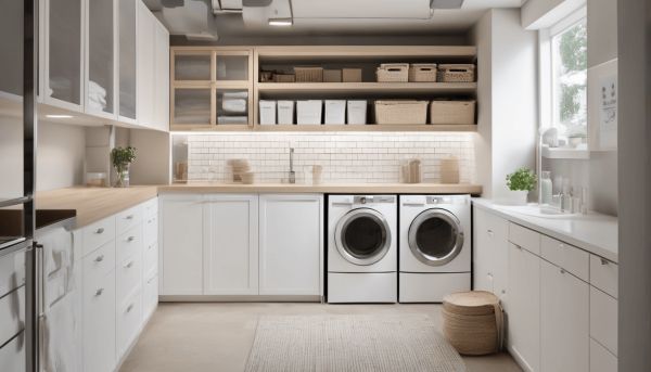 Optimiser une buanderie étroite avec les solutions IKEA