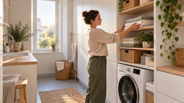 Optimiser votre buanderie IKEA moderne pour un rangement efficace