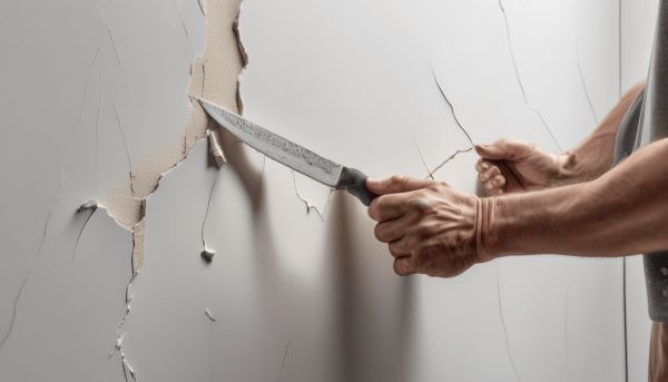 Réparer efficacement une fissure dans le placo