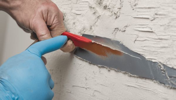 Réparer efficacement une fissure dans le plâtre