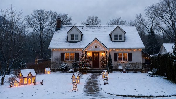 Décoration maison extérieur noël : idées faciles pour sublimer votre jardin cet hiver